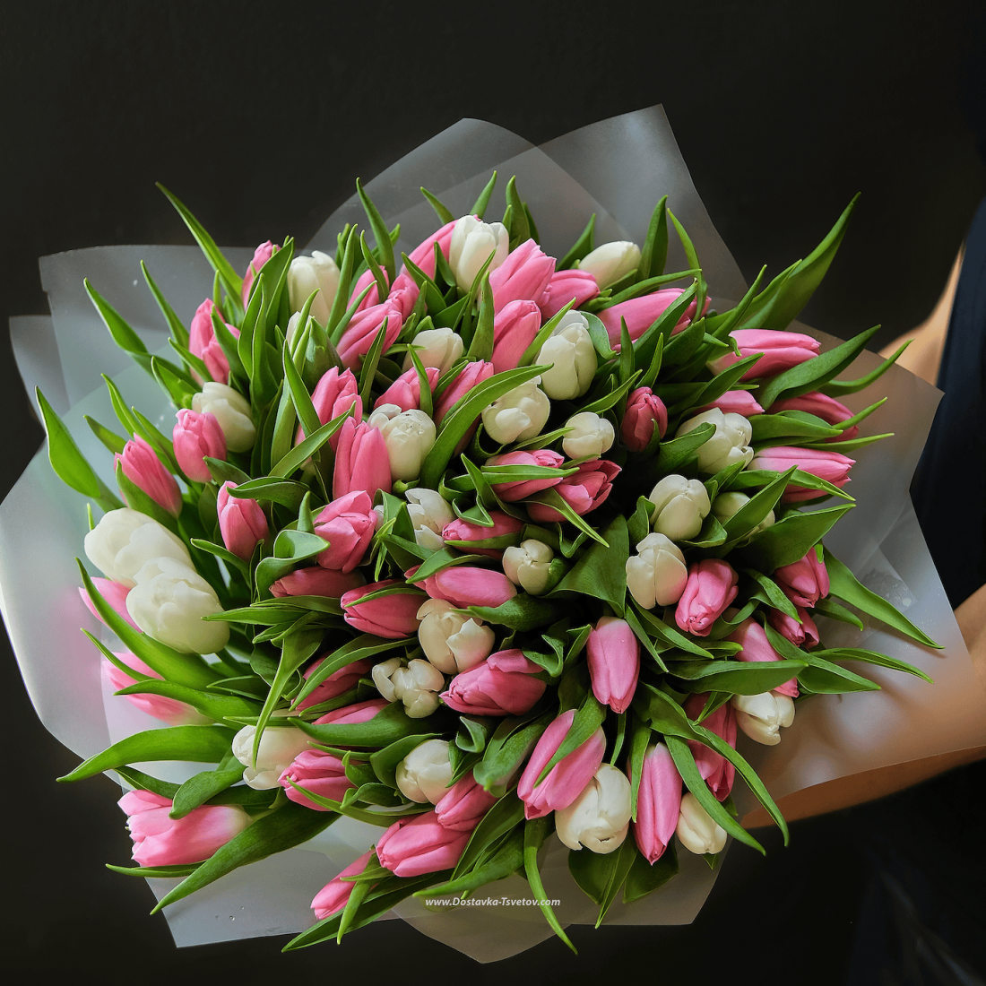 Тюльпаны Букет тюльпанов "Влюблённость"
